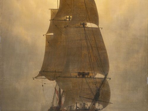 Caspar David Friedrich, Segelschiff um 1815