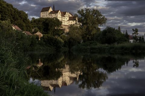 Blick auf Schloss Colditz // View of Colditz Castle