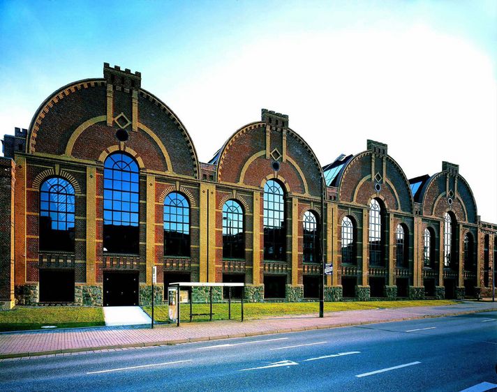 Fassade des Industriemuseums in Chemnitz