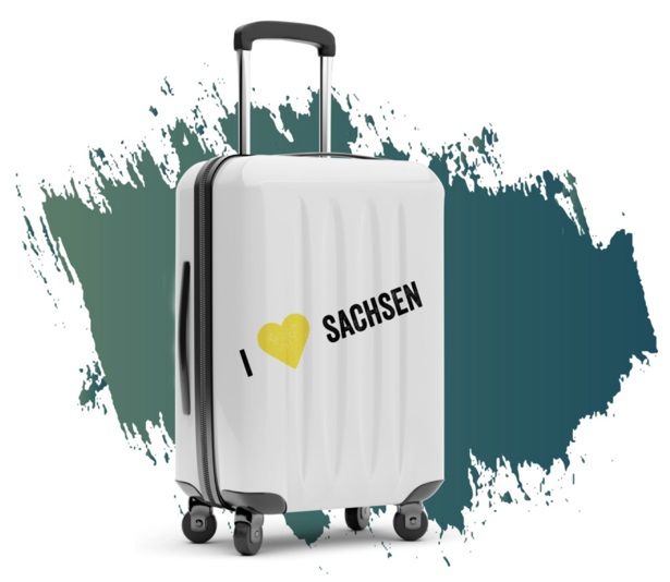 Koffer "I love Sachsen"